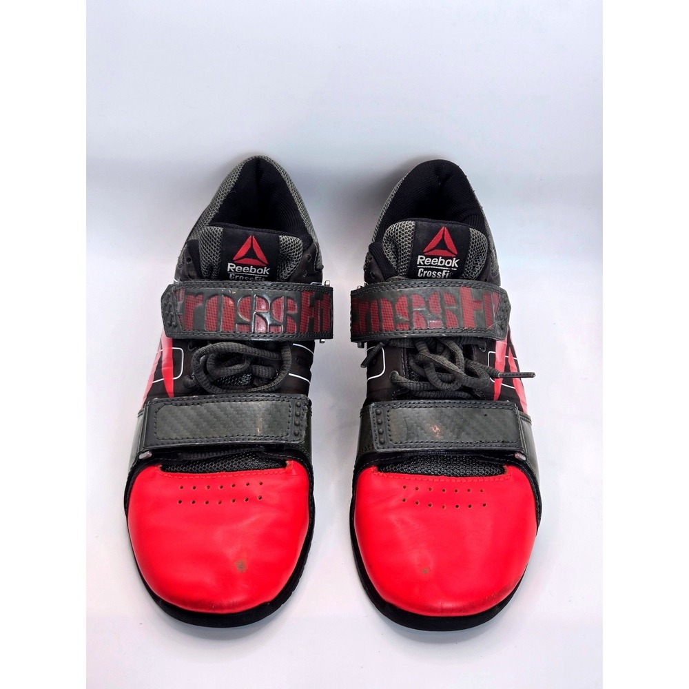 Reebok Crossfit‎ Lifter Plus 2.0 Weightlifting Shoes Red Black Mens Size 8.5 US